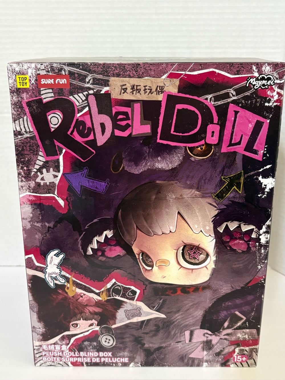 MAYMEI Rebel Doll Series
Plush Backpack
'Zoned Out' (the Chaser) - Picture 8 of 13